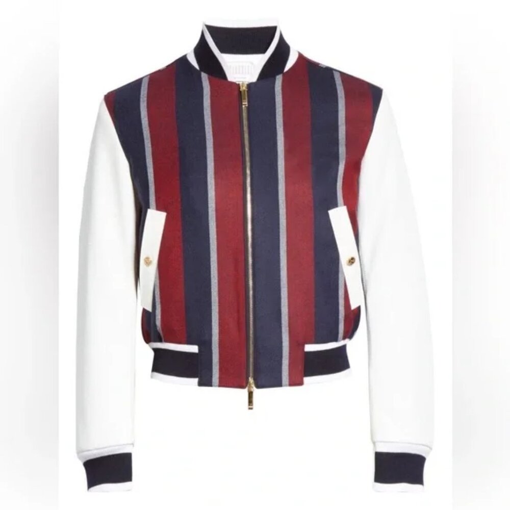 Thom Browne Blouson Jacket from TV’s BATWOMAN! Deerskin leather. GORGEOUS